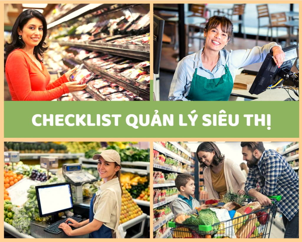 Checklist công việc quản lý siêu thị