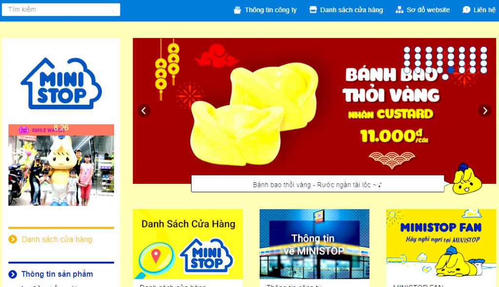 Cửa hàng tiện lợi Mini Stop tại HCM