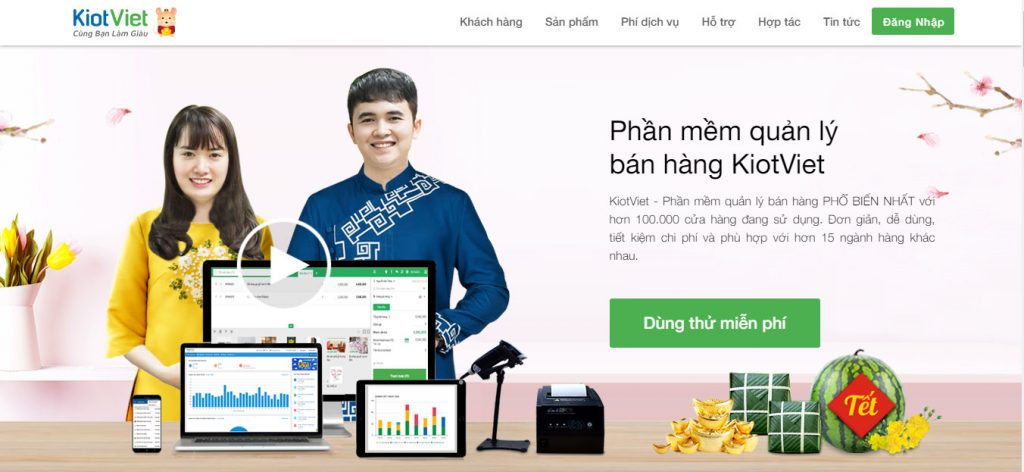 Phần mềm quản lý bán hàng kiotviet