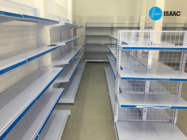 Lắp đặt kệ siêu thị bán hàng
