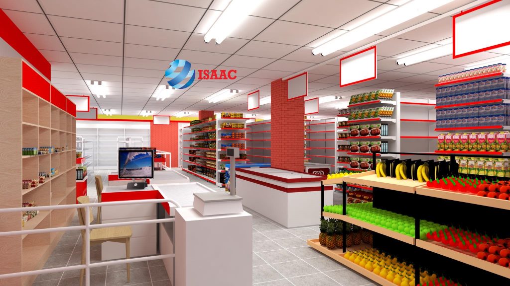 Thiết kế siêu thị mini là một phần hạng mục setup trọn gói Thiết kế siêu thị mini là một phần hạng mục setup trọn gói