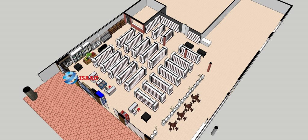 Thiết kế siêu thị tại Thái Nguyên