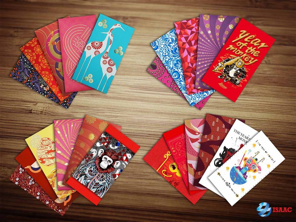 Lì xì may mắn ngày Tết cho nhân viên