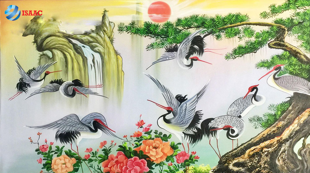 tranh tùng hạc diên niên