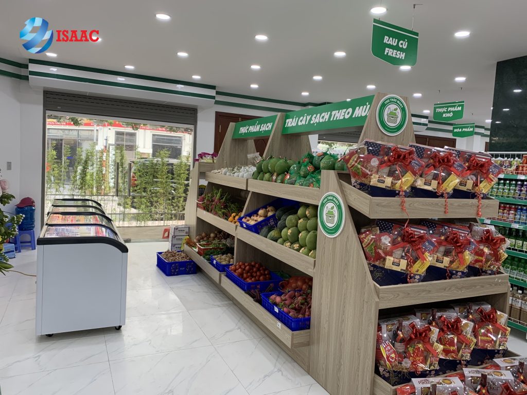 Kệ trái cây là kệ gỗ