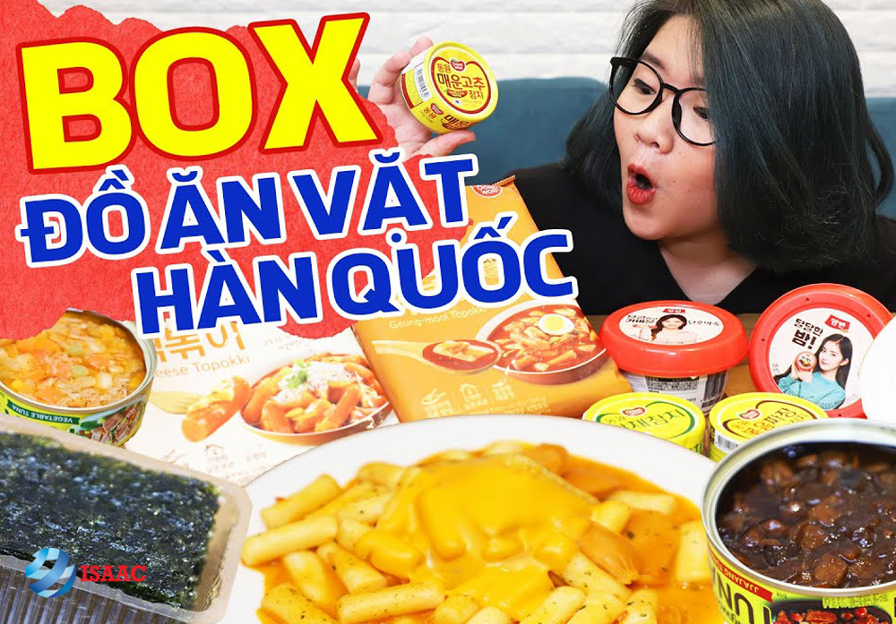 Đồ ăn vặt Hàn Quốc