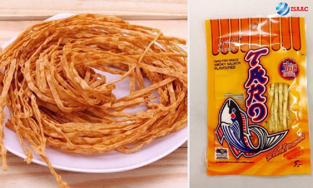 đồ ăn vặt thái lan cá khô taro