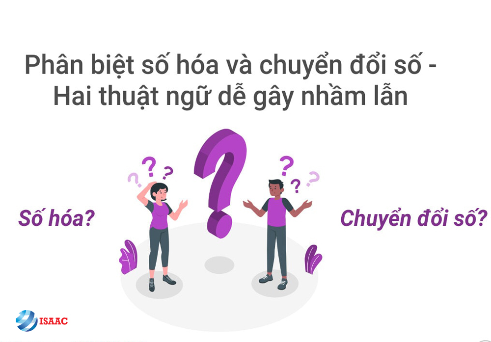 Phân biệt số hóa và chuyển đổi số