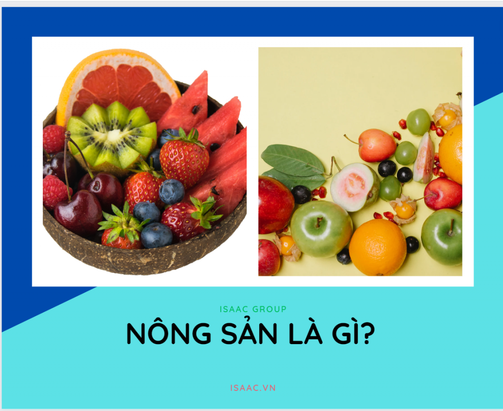 Nông sản là gì