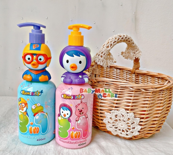Sữa tắm 3 trong 1 Pororo & Petty đã được Bebemorin x Pororo cho ra mắt