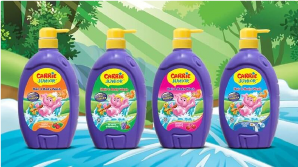 Sữa tắm gội cho bé Carrie Yaourt hương trái cây mới, được Carrie Junior mới cho ra mắt, mang đến một trải nghiệm thú vị làm các bé thích thú và yêu thích.