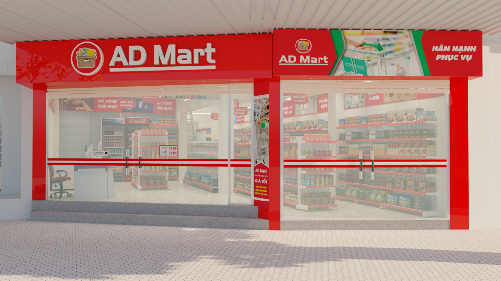 Thiết kế biển bảng của ADmart Thiết kế biển bảng của ADmart