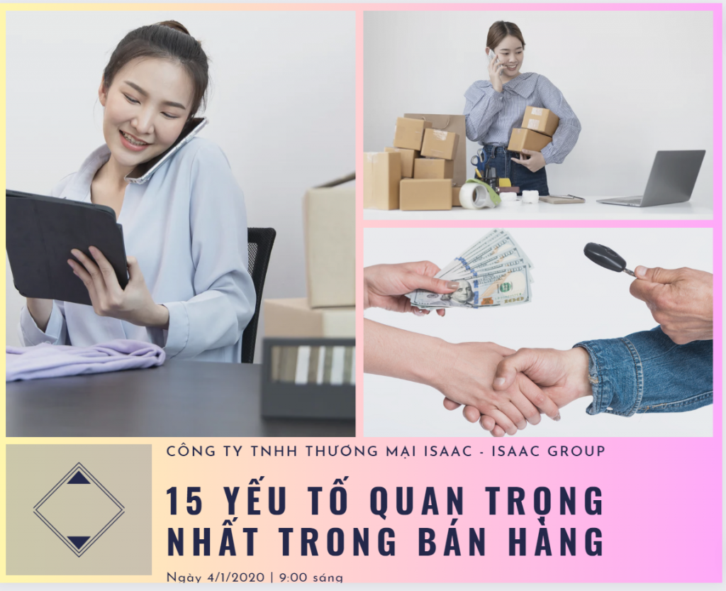 Top 15 yếu tố quan trọng nhất trong bán hàng Top 15 yếu tố quan trọng nhất trong bán hàng
