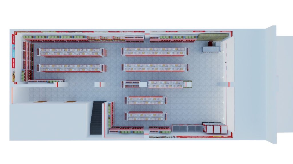 Layout giá kệ, phân khu hàng hóa Layout giá kệ, phân khu hàng hóa