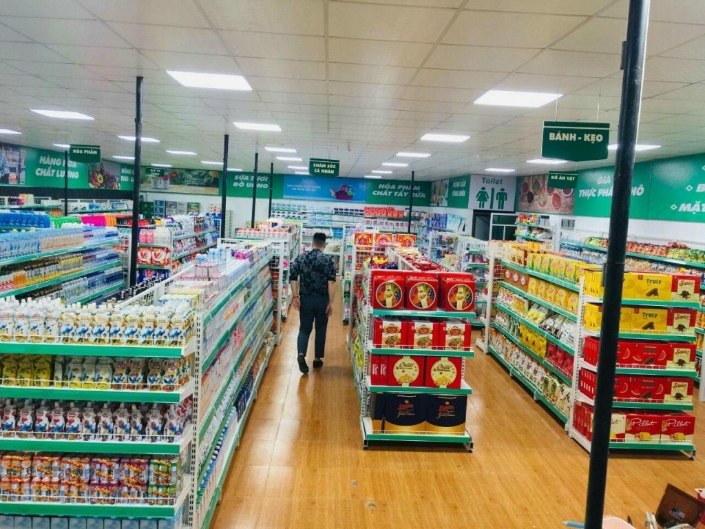 Hình ảnh trưng bày hàng hóa siêu thị tại Nghệ An
