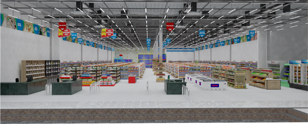 View quan sát siêu thị Star mart View quan sát siêu thị Star mart