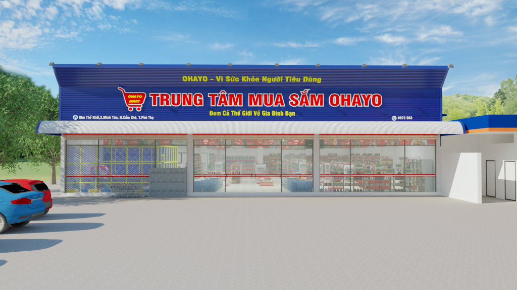 Setup siêu thị mini Phú Thọ, trung tâm mua sắm Ohayo Setup siêu thị mini Phú Thọ, trung tâm mua sắm Ohayo